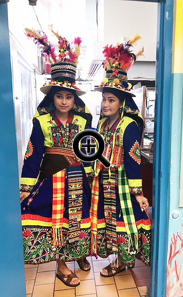 Latin Festival Dancers in Costume